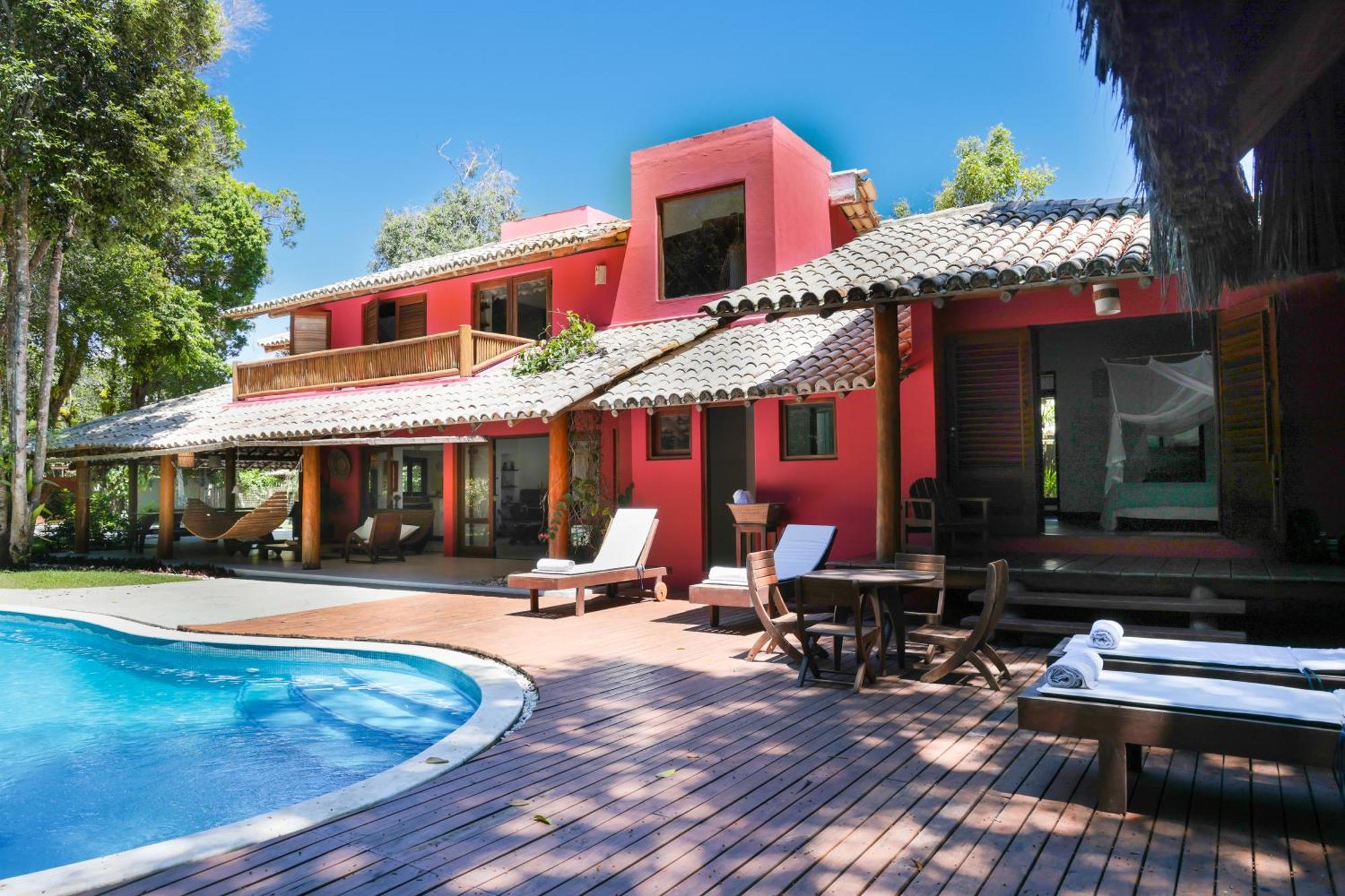 Villa Casa Rosa Coqueiros Porto Seguro Exterior foto